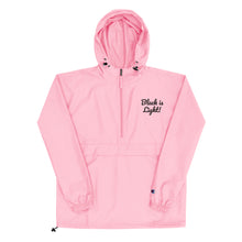 Load image into Gallery viewer, &quot;Black Is Light &quot;Embroidered Windbreaker by Champion