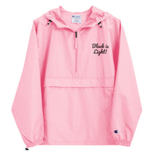 Load image into Gallery viewer, &quot;Black Is Light &quot;Embroidered Windbreaker by Champion