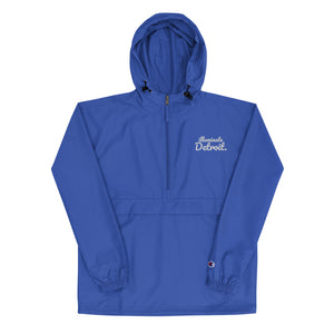 "Illuminate Detroit" Embroidered Windbreaker by Champion