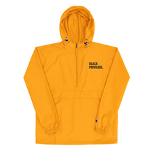 Load image into Gallery viewer, Black Privilege Embroidered Windbreaker by Champion