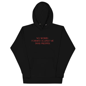 "No Weirdo" Embroidered Hoodie