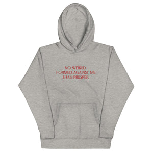 "No Weirdo" Embroidered Hoodie