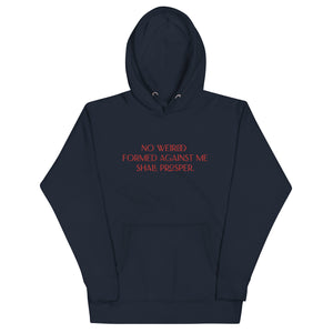 "No Weirdo" Embroidered Hoodie