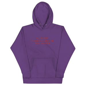 "No Weirdo" Embroidered Hoodie