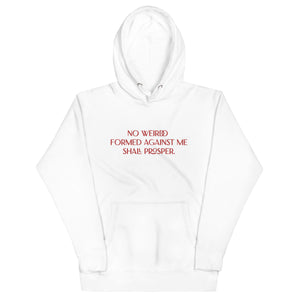 "No Weirdo" Embroidered Hoodie